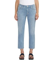 Jag Jeans Ruby Mid Rise Straight Leg Cropped Jeans