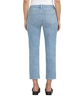 Jag Jeans Ruby Mid Rise Straight Leg Cropped Jeans