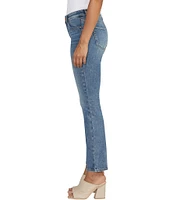 Jag Jeans Stretch Mid Rise Straight Leg Jeans