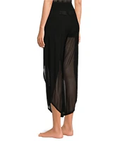 JALA Bhakti Ultra Soft Mesh Wide Leg Asymmetric Hem Coordinating Pants