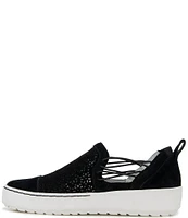 Jambu Erin Suede Perforated Slip-On Sneakers