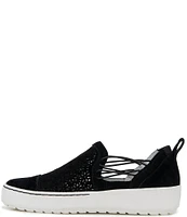 Jambu Erin Suede Perforated Slip-On Sneakers