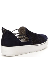 Jambu Erin Suede Perforated Slip-On Sneakers