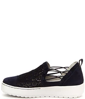 Jambu Erin Suede Perforated Slip-On Sneakers