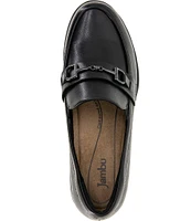 Jambu Tabitha Leather Bit Buckle Loafers