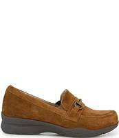 Jambu Tabitha Suede Bit Buckle Loafers