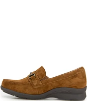 Jambu Tabitha Suede Bit Buckle Loafers