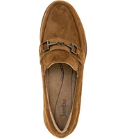 Jambu Tabitha Suede Bit Buckle Loafers