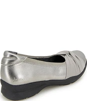 Jambu Tara Metallic Leather Slip Ons