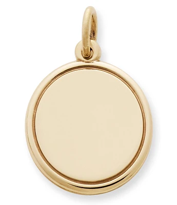 James Avery 14K Engravable Disc Charm