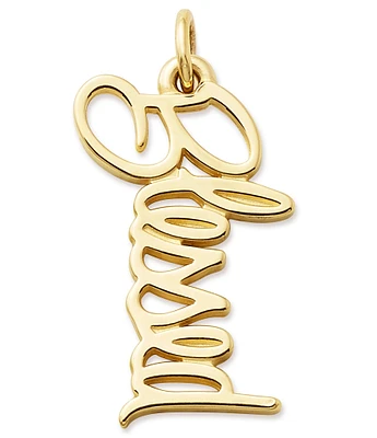 James Avery 14K Gold Blessed Charm