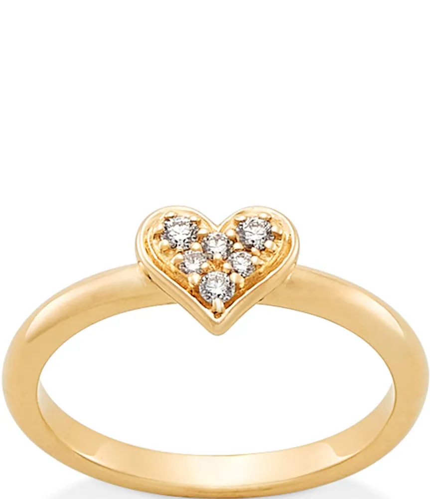 KuberBox 18KT Yellow Gold Brilliantly Delicate Ring for Women : Amazon.in:  Fashion