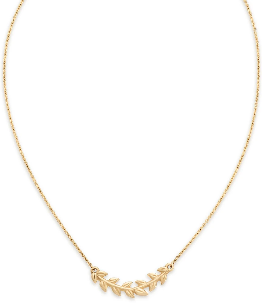 James Avery 14K Gold Delicate Vines Collar Necklace