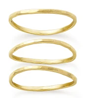 James Avery 14k Gold Delicate Forged Rings