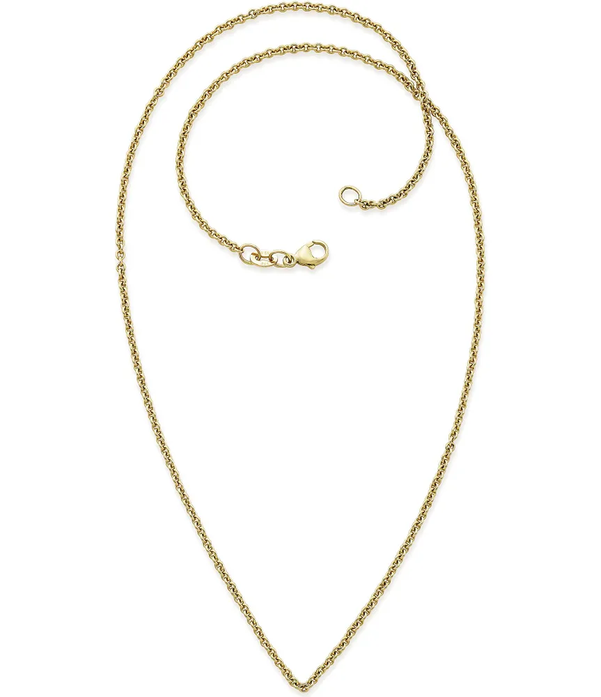 James Avery 14K Gold Light Cable Chain Necklace