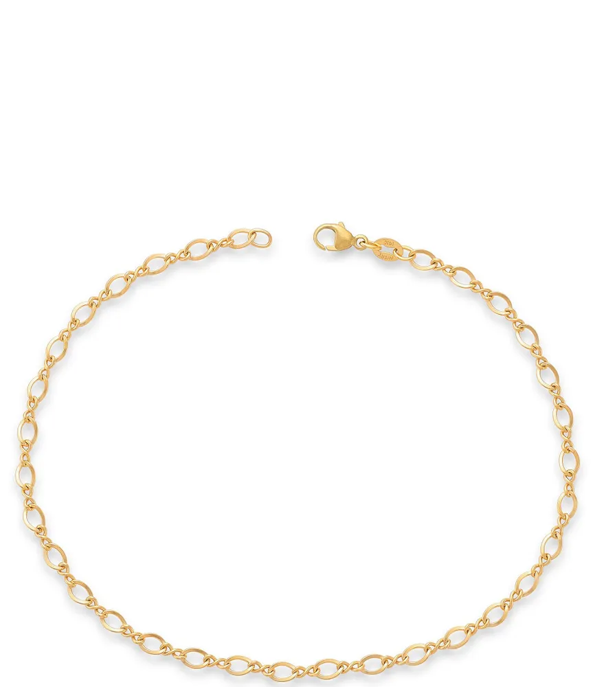 James Avery 14k Gold Medium Twist Ankle Bracelet