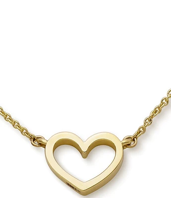 James Avery 14K Gold Petite Heart Pendant Necklace