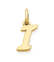 James Avery 14K Gold Script Initial Charm