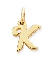 James Avery 14K Gold Script Initial Charm