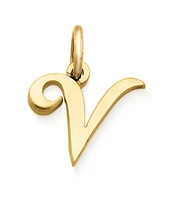 James Avery 14K Gold Script Initial Charm