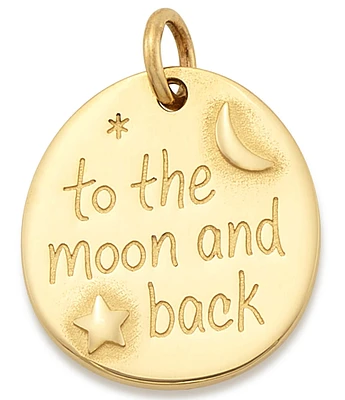 James Avery 14K Gold To the Moon and Back Charm