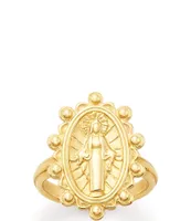 James Avery 14K Gold Virgin Mary Ring