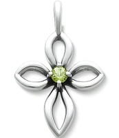 James Avery Avery Remembrance Cross August Birthstone with Peridot