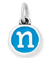 James Avery Blue Enamel Initial Charm