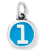 James Avery Blue Enamel Initial Charm