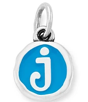 James Avery Blue Enamel Initial Charm