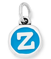 James Avery Blue Enamel Initial Charm