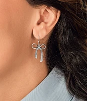 James Avery Bow Drop Earrings