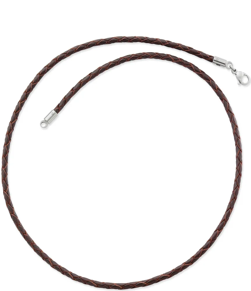 James Avery Braided Leather Necklace