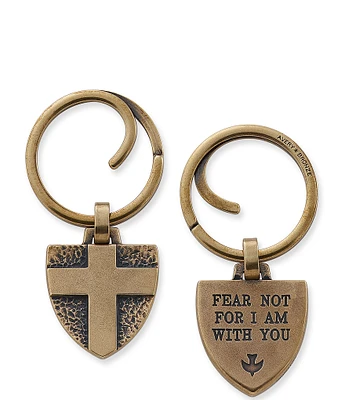 James Avery Bronze Fear Not Keychain