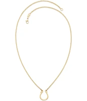 James Avery 14K Changeable Charm Holder Necklace