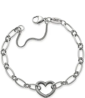 James Avery Changeable Heart Charm Bracelet