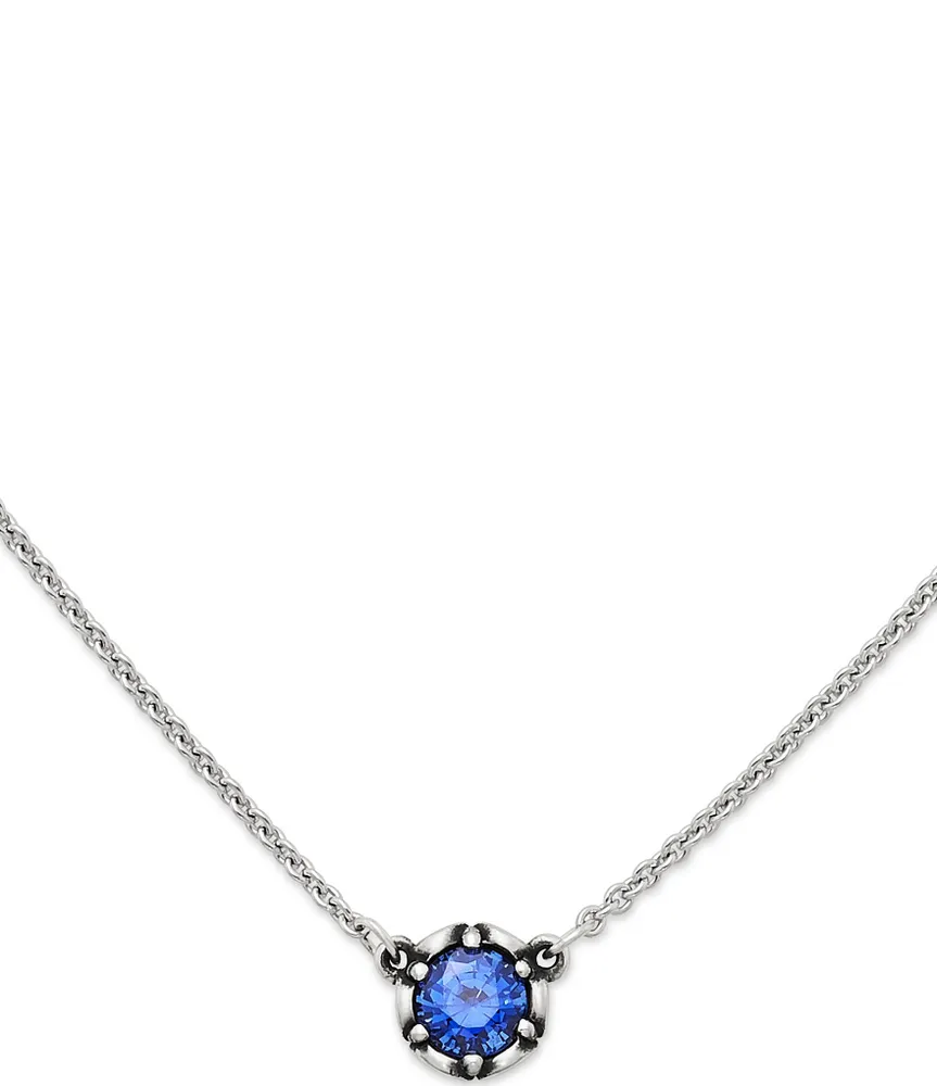 James Avery Cherished Birthstone Necklace with Lab-Created Sapphire