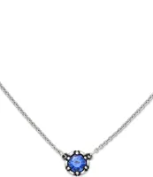 James Avery Cherished Birthstone Necklace with Lab-Created Sapphire