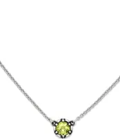 James Avery Cherished Birthstone Necklace with Peridot