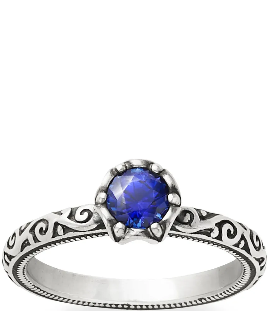 James Avery Cherished Birthstone Ring with Lab-Created Sapphire