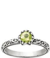 James Avery Cherished Birthstone Ring with Peridot