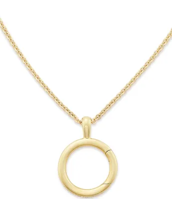 James Avery 14K Circlet Charm Holder Necklace