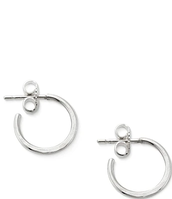 James Avery Classic Hammered Small Hoop Earrings