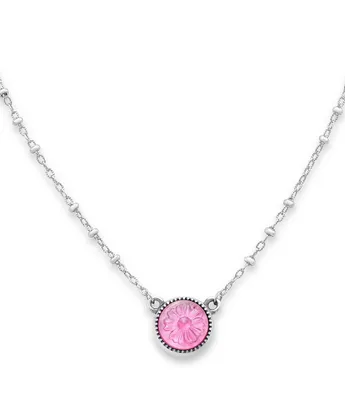 James Avery Daisy Sculpted Lab-Created Gemstone Necklace