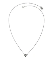 James Avery Short Delicate Heart Initial Necklace