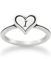 James Avery Delicate Heart Initial Ring