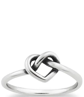 James Avery Delicate Heart Knot Ring