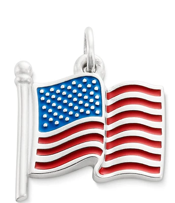 James Avery Enamel American Flag Charm