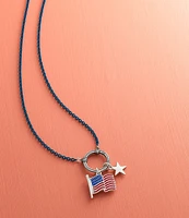 James Avery Enamel American Flag Charm