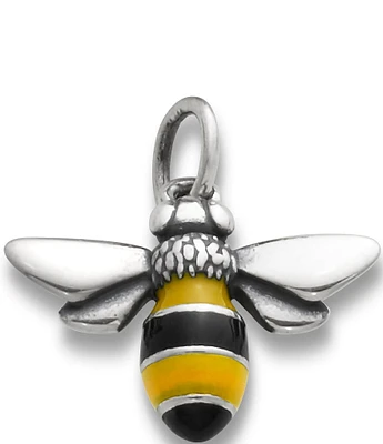 James Avery Enamel Bumble Bee Sterling Silver Charm